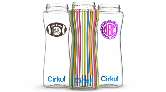 Custom 22oz. Plastic Bottle & Comfort Grip Lid S9F9