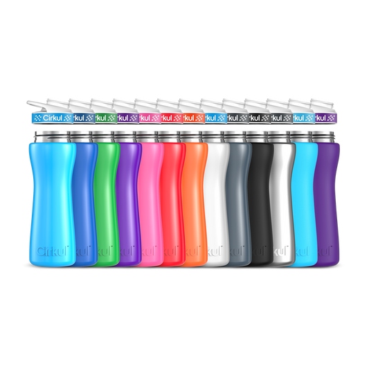 22oz. Stainless Steel Bottle & Comfort Grip Lid 2W8N