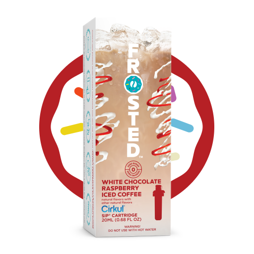 Frosted White Chocolate Raspberry Iced Coffee ZVVM